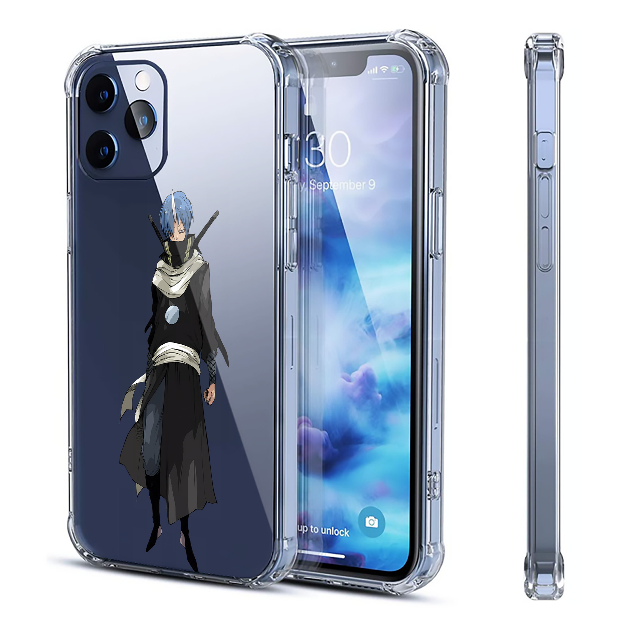 （画像用） 転スラ Regarding Reincarnated to Slime 【iPhone 12シリーズ対応】透明スマホケース（クリアソフトケース）